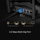 Kép 4/8 - Mercusys MR90X vezetéknélküli router Gigabit Ethernet Kétsávos (2,4 GHz / 5 GHz) Fekete