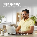 Kép 5/5 - Crucial E100 2 TB M.2 PCI Express 4.0 NVMe