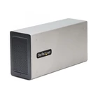 Kép 1/10 - StarTech.com 2TBT3-PCIE-ENCLOSURE dokkoló állomás és port replikátor Vezetékes Thunderbolt 3 Ezüst