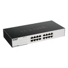 Kép 2/4 - D-Link GO-SW-16G Beállítást nem igénylő (unmanaged) L2 Gigabit Ethernet (10/100/1000) 1U Fekete
