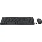 Kép 2/5 - Logitech 920-009810 billentyűzet Egér mellékelve Irodai Vezeték nélküli RF QWERTY Északi Grafit