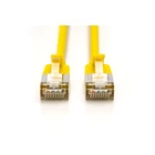 Kép 4/4 - Slim RJ45-RJ45 patch kábel, Cat. 6A, F/FTP, AWG 32/7, LSOH, 5 m, sárga