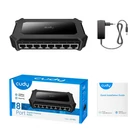 Kép 5/6 - Cudy GS108D hálózati kapcsoló Gigabit Ethernet (10/100/1000) Fekete