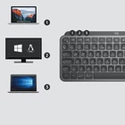 Kép 3/6 - Logitech Master 920-010608 billentyűzet Irodai RF vezeték nélküli + Bluetooth QWERTY Nemzetközi amerikai Grafit