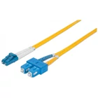 Kép 1/5 - Intellinet 473729 száloptikás kábel 5 M LC SC OS2 Sárga