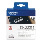 Kép 2/3 - Brother DK-22211 címkéző szalag Fehéren fekete