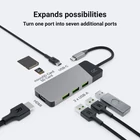 Kép 4/9 - Green Cell HUBGC01 hálózati csatlakozó USB C-típus 5000 Mbit/s Ezüst