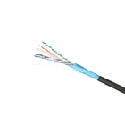 Kép 2/6 - Extralink EX.10079 hálózati kábel Fekete 305 M Cat6 F/UTP (FTP)