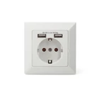 Kép 4/9 - Digitus DA-70613 csatlakozóaljzat 2x USB Fehér