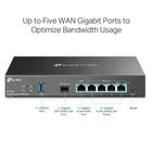 Kép 7/8 - TP-Link ER7206 (TL-ER7206) vezetékes router Gigabit Ethernet Fekete