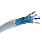 Kép 1/8 - Extralink EX.16231 hálózati kábel Szürke 500 M Cat6a F/FTP (FFTP)