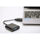 Kép 2/3 - Digitus HDMI/VGA/3.5mm VGA (D-Sub) Fekete