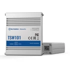 Kép 1/7 - Teltonika TSW101 Gigabit Ethernet (10/100/1000) Ethernet-áramellátás (PoE) támogatása Fémes
