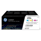Kép 1/9 - HP 410X 3-pack High Yield Cyan/Magenta/Yellow Original LaserJet Toner Cartridges