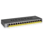 Kép 1/2 - NETGEAR GS116LP Beállítást nem igénylő (unmanaged) Gigabit Ethernet (10/100/1000) Ethernet-áramellátás (PoE) támogatása Fekete