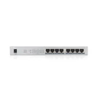 Kép 2/8 - Zyxel GS1008HP Beállítást nem igénylő (unmanaged) Gigabit Ethernet (10/100/1000) Ethernet-áramellátás (PoE) támogatása Szürke