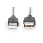 Kép 2/2 - Digitus AK-300200-030-S USB kábel USB 2.0 3 M USB A 0,48 Gbit/s Fekete