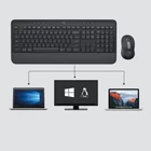 Kép 4/7 - Logitech 920-010993 billentyűzet Egér mellékelve Irodai Bluetooth QWERTZ Svájc Grafit