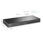 Kép 4/4 - TP-Link JetStream TL-SX3008F hálózati kapcsoló Vezérelt L2/L3 Fekete