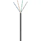 Kép 2/2 - Techly ITP7-UTP-0100LO Cat5e UTP Kábel Csavart Pár 100m CCA Fekete Kültéri
