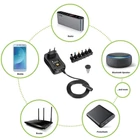 Kép 10/10 - Techly IPW-NTS2250G2 Univerzális 230V Tápegység 27W/2.25A 3-12V 6 DC és USB Csatlakozóval