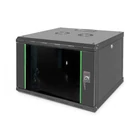 Kép 1/8 - Digitus DN-19 07U-6/6-SW állvány 7U Falra szerelhető állvány Fekete