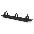 Kép 2/5 - Digitus DN-10-ORG-1U-B rack tartozék Kábelkezelő panel