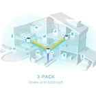 Kép 4/8 - TP-Link DECO X55 (3-Pack) Kétsávos (2,4 GHz / 5 GHz) Wi-Fi 6 (802.11ax) Fehér Belső