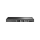 Kép 1/3 - TP-Link JetStream TL-SG3428X-UPS hálózati kapcsoló Vezérelt L2+/L3 Gigabit Ethernet (10/100/1000) 1U Fekete