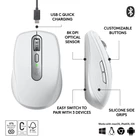 Kép 9/10 - Logitech 910-006930 egér Irodai Jobbkezes RF vezeték nélküli + Bluetooth Lézer 8000 DPI