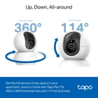 Kép 5/10 - TP-Link Tapo C230 Izzó IP biztonsági kamera Beltéri 2880 x 1620 pixelek Mennyezeti/asztali