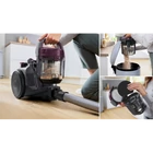 Kép 3/6 - BOSCH BGC05AAA1 Serie 2 Porzsák nélküli porszívó, 78dB, 1,5L, Szürke/Lila
