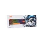 Kép 8/8 - Baracuda DOLPHIN-B/BL-US, BGK-03121B/BL-US, fekete mechanikus gamer billentyűzet kék kapcsolóval, angol