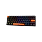 Kép 2/8 - Baracuda DOLPHIN-B/BL-US, BGK-03121B/BL-US, fekete mechanikus gamer billentyűzet kék kapcsolóval, angol