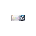 Kép 6/6 - Baracuda DOLPHIN-W/R-US, BGK-03211W/R-US  fehér mechanikus gamer billentyűzet piros kapcsolóval, angol