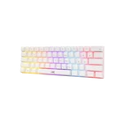 Kép 2/6 - Baracuda DOLPHIN-W/R-US, BGK-03211W/R-US  fehér mechanikus gamer billentyűzet piros kapcsolóval, angol