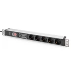 Kép 1/6 - Digitus DN-95433 áramelosztó egység (PDU) 5 AC kimenet(ek) 1U