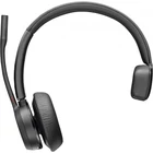 Kép 1/4 - HP Poly Voyager 4310-M Microsoft Teams Certified USB-C Headset +BT700 dongle +Charging Stand Vezeték nélküli Iroda/telefonos ügyfélközpont Bluetooth Dokkoló Fek