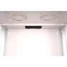 Kép 5/10 - 19" 7U falra szerelhető hálózati szekrény, SOHO PRO 370 x 540 x 400 mm, perforált ajtó, szürke, összeszerelés nélkül, 60 kg