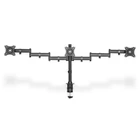 Kép 1/7 - Digitus DA-90362 asztali TV konzol 68,6 cm (27") Rögzítőelemes Fekete