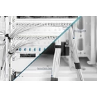 Kép 3/3 - Slim RJ45-RJ45 patch kábel, Cat. 6A, U/FTP, AWG 28/7, LSOH, 1 m, szürke