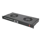 Kép 5/7 - Extralink 19\" RACK MOUNT FAN PANEL (2 FANS) WITH THERMOSTAT Ventilátor panel
