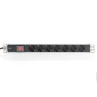 Kép 2/5 - Digitus DN-95402 elektromos elosztó 2 M 7 AC kimenet(ek) Fekete