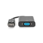 Kép 2/4 - Digitus AK-340410-001-S video átalakító kábel 0,15 M DisplayPort VGA (D-Sub) Fekete
