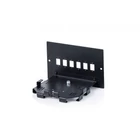 Kép 3/8 - Digitus DN-96991 Optikai szálas DIN sín elosztó, 6-portos, SC SX/LC DX, fekete