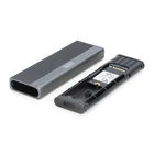 Kép 6/6 - USB 3.1 Type-C ház M.2 NVMe 10 Gbps + SATA 6 Gbps SSD-hez, alumínium, szerszám nélküli