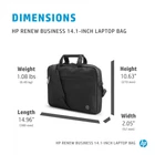 Kép 7/10 - HP notebook táska Renew Business 14,1" fekete (3E5F9AA)