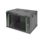 Kép 1/9 - Digitus DN-19 07-U-EC-SW állvány 7U Falra szerelhető állvány Fekete