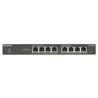 Kép 1/5 - NETGEAR GS308PP Beállítást nem igénylő (unmanaged) Gigabit Ethernet (10/100/1000) Ethernet-áramellátás (PoE) támogatása Fekete