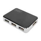 Kép 1/6 - Digitus DA-70220 hálózati csatlakozó USB 2.0 Mini-B 480 Mbit/s Fekete, Ezüst